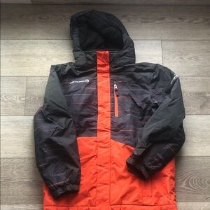 Children's Black and orange free country  Winter Jacket